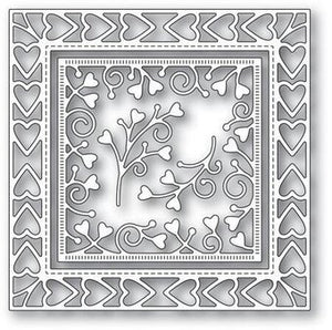 94118 Heart Border Frame craft die
