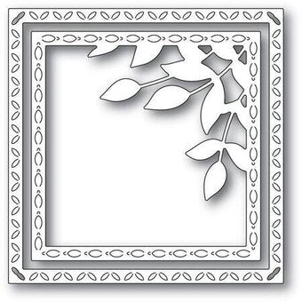 94312 Leafy Corner Frame craft die