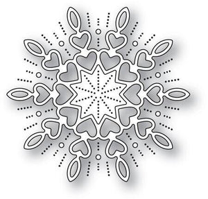 94315 Holiday Heart Snowflake Craft Die