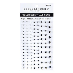 SCS-196 Onyx Self Adhesive gems