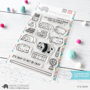 Mama Elephant It's Okay Clear Stamp