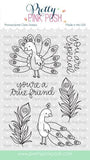 Peacock Friends Stamp Set