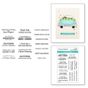 STP-059 Sunday Drive All Occasion Sentiments Stamp Set