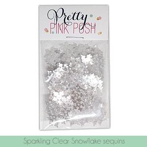Sparkling Clear Snowflakes