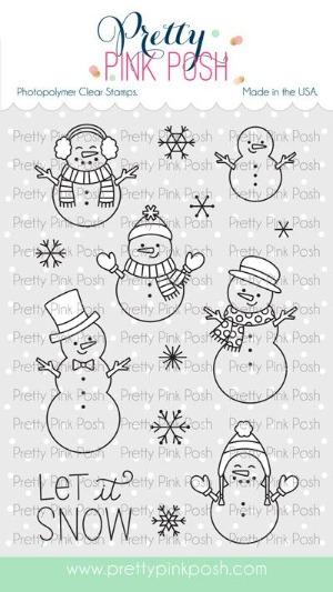 Snowmen Friends Clear Stamp Set