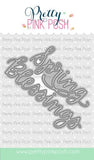Spring Blessings Script Dies