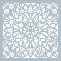 Square Mandala Stencil