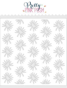 Tropical Leaves Stencil