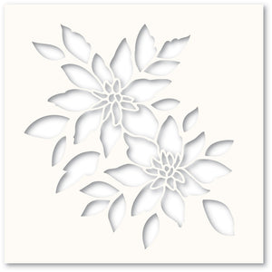 T102 Bright Blossoms Stencil