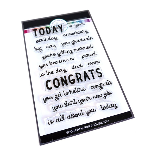 Catherine Pooler Today Sentiments Stamp Set