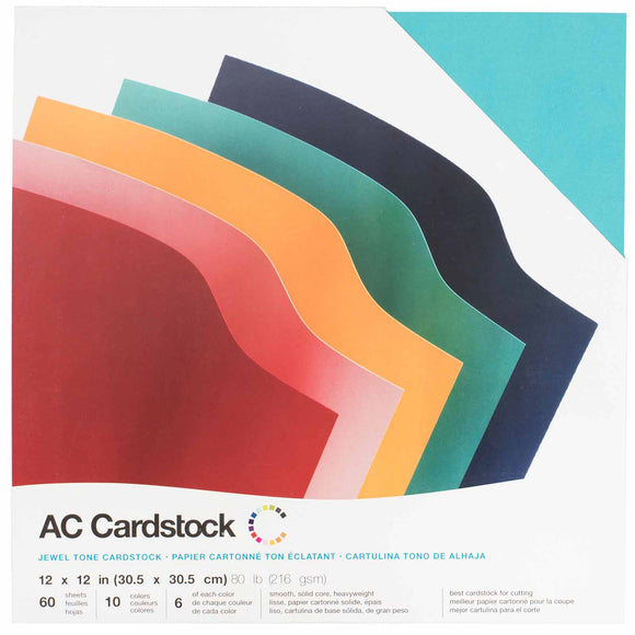 12 X 12 – CARDSTOCK PACK – Jewel Tones