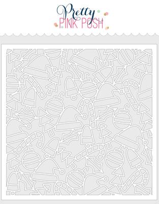 Whimsical Christmas Stencil