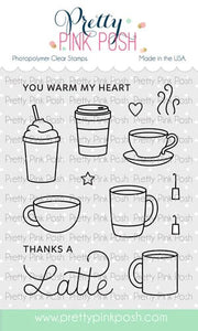 Winter Drinks Clear Stamp Set