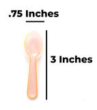 Multicolor Glitter Spoons - 10 per pack