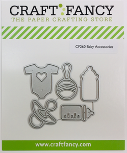 CF260 Baby Accessories Craft Die