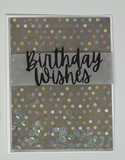 CF236 Birthday Wishes craft die