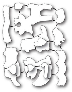 1628 Christmas Friends Die Set