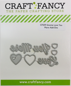 CF259 Gnome Love You Add-Ons Craft Die