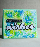 2197 Luscious Script Wishes craft die
