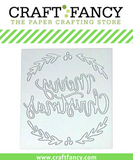 CF243 Merry Christmas Craft Die
