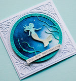 94222 Mermaid Wonder Frame craft die