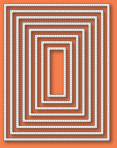 30082 Stitched Rectangle Trimmings