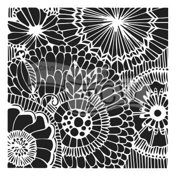 TCW780s Botanical Dream 6 x 6 Stencil