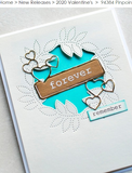 94382 Antique Heart Label craft die