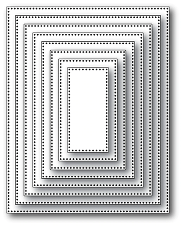 30065 Pinpoint Rectangle Layers craft die