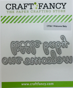CF261 Welcome Baby Craft Die