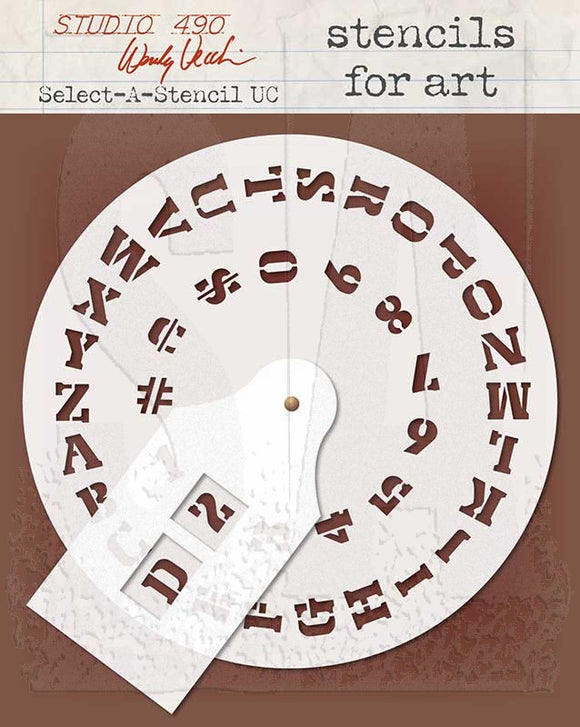 WVSFA048 Select A Stencil Uppercase