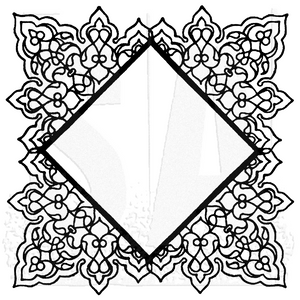 WVBG050 Square Doily Background Stamp