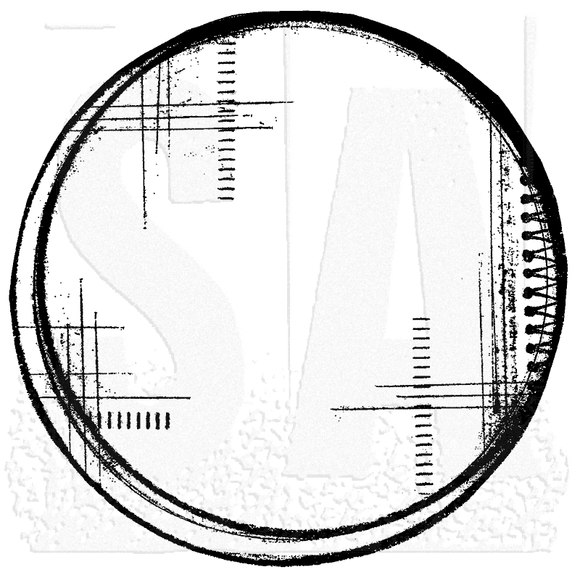 WVBG034 Circle Collage Background Stamp